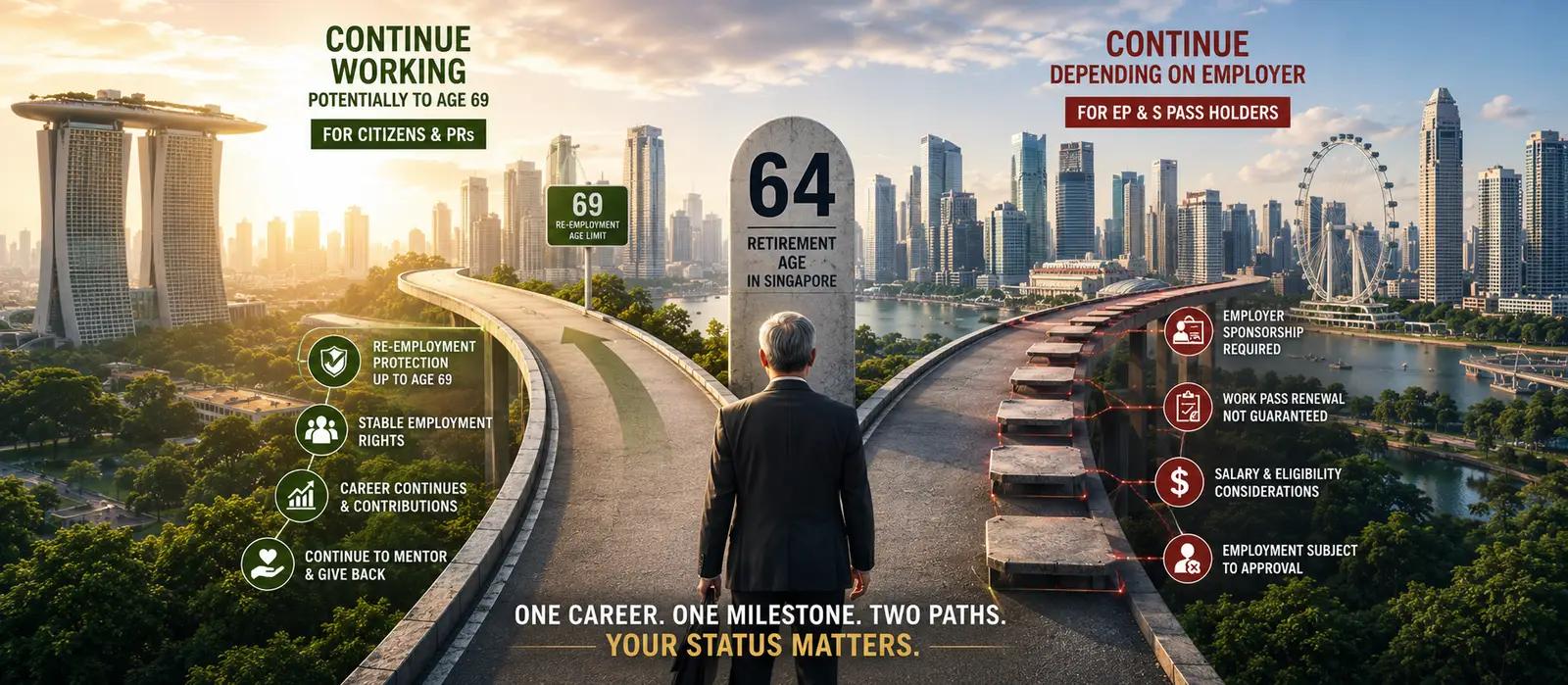 Umur Persaraan Singapura Kini 64 Tahun — Tetapi Pas Kerja Anda Menentukan Sama Ada Ia Melindungi Anda